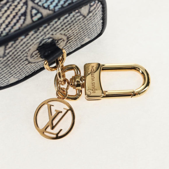 LOUIS VUITTON Laminated Jacquard Bijoux Sac Micro Vanity Bag R95559 Auth 129778M
