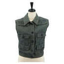 CHANEL Best Cotton Blue CC Auth 129779M-1