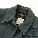 CHANEL Best Cotton Blue CC Auth 129779M-5