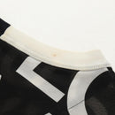 LOUIS VUITTON Short Sleeved T-shirt Cotton Black LV Auth 129780M-9