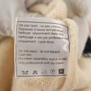 CHANEL Sweater Wool Beige Red black CC Auth 129782M-23