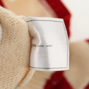 CHANEL Sweater Wool Beige Red black CC Auth 129782M-24