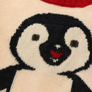 CHANEL Sweater Wool Beige Red black CC Auth 129782M-7