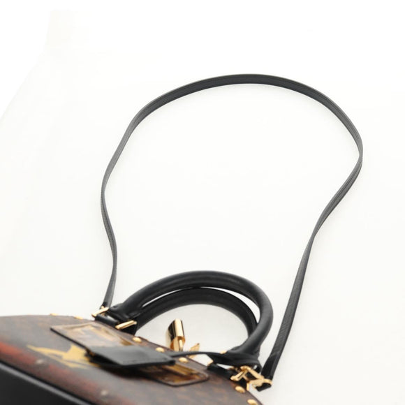 LOUIS VUITTON Monogram Trompeille Alma BB Time Trunk Bag M53152 Auth 129787M