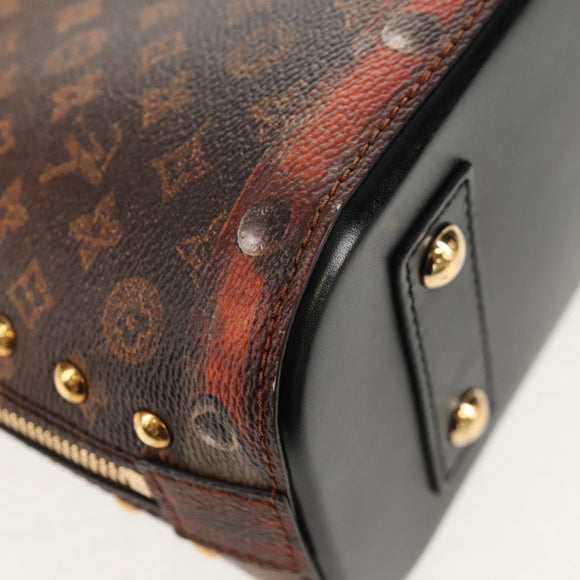 LOUIS VUITTON Monogram Trompeille Alma BB Time Trunk Bag M53152 Auth 129787M