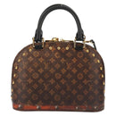 LOUIS VUITTON Monogram Trompeille Alma BB Time Trunk Bag M53152 Auth 129787M-2