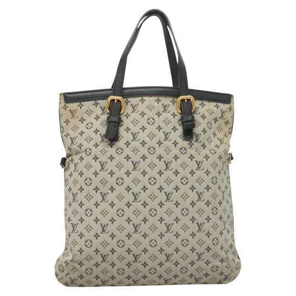 LOUIS VUITTON Monogram Mini Françoise Tote Bag 2way Blue M92208 LV Auth 129802