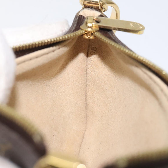 LOUIS VUITTON Monogram Pochette Mira PM Accessory Pouch M60095 LV Auth 129805