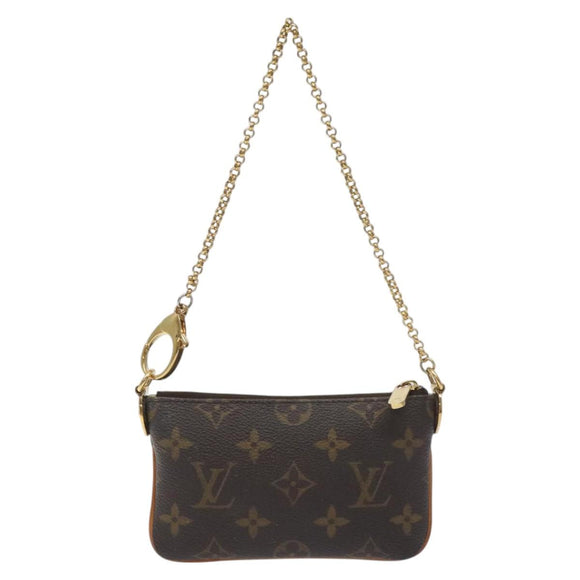 LOUIS VUITTON Monogram Pochette Mira PM Accessory Pouch M60095 LV Auth 129805V