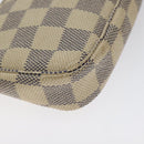 LOUIS VUITTON Damier Azur Mini Pochette Accessoires Pouch N63005 Auth 129806-16