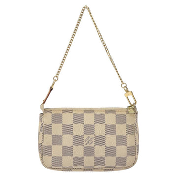 LOUIS VUITTON Damier Azur Mini Pochette Accessoires Pouch N63005 Auth 129806 - 0