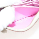 LOUIS VUITTON Monogram Multicolor Zippy Coin Purse White M93741 LV Auth 129807-17