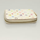 LOUIS VUITTON Monogram Multicolor Zippy Coin Purse White M93741 LV Auth 129807-6
