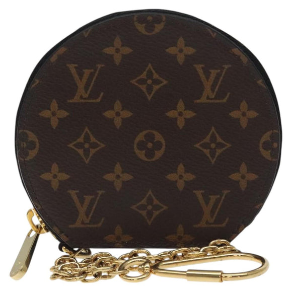 LOUIS VUITTON Monogram Micro Boite Chapo Münztäschchen M63597 LV Auth 129808