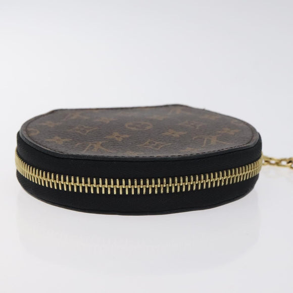 LOUIS VUITTON Monogram Micro Boite Chapo Münztäschchen M63597 LV Auth 129808
