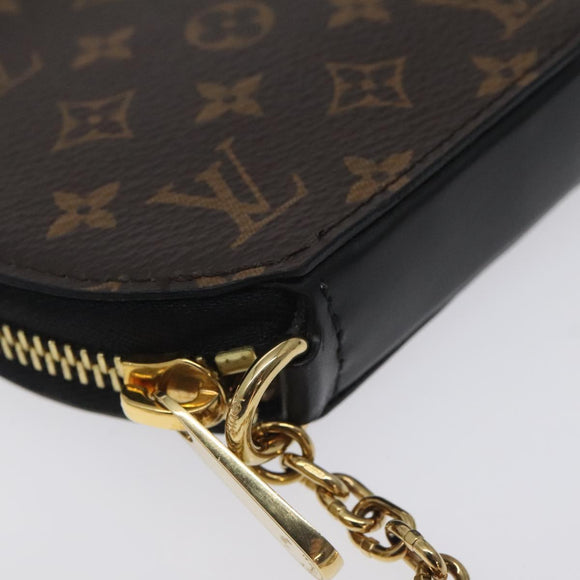 LOUIS VUITTON Monogram Micro Boite Chapo Münztäschchen M63597 LV Auth 129808