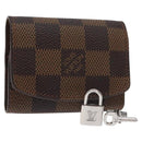 LOUIS VUITTON Damier Ebene Cuffs Cuff Case LV Auth 129809-1