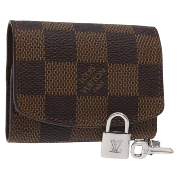 LOUIS VUITTON Damier Ebene Cuffs Cuff Case LV Auth 129809