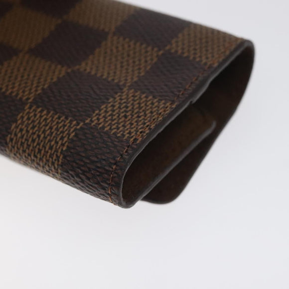LOUIS VUITTON Damier Ebene Cuffs Cuff Case LV Auth 129809