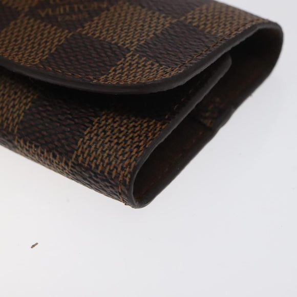 LOUIS VUITTON Damier Ebene Cuffs Cuff Case LV Auth 129809