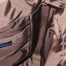 BURBERRY Nova Check Blue Label Tote Bag Canvas Brown Silver Auth 129810-17