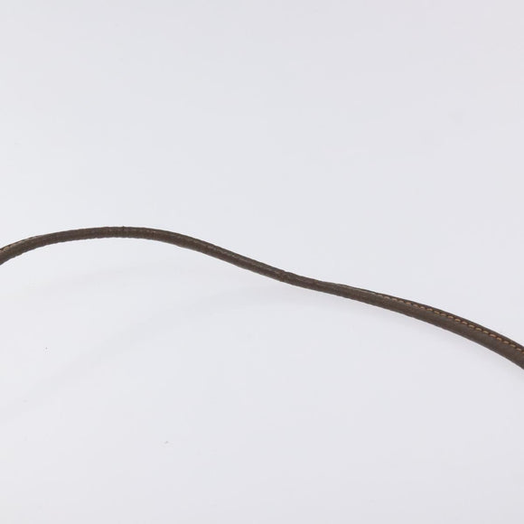 GUCCI GG Supreme Web Sherry Line Bag PVC Beige Gold 156 02 066 Auth 129814