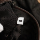 PRADA Chain Tote Bag Satin Gold Auth 129815-12