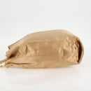 PRADA Chain Tote Bag Satin Gold Auth 129815-4