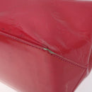 LOUIS VUITTON Monogram Vernis Wilshire PM Hand Bag Rose Pop M93643 Auth 129819-9