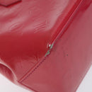 LOUIS VUITTON Monogram Vernis Wilshire PM Hand Bag Rose Pop M93643 Auth 129819-16