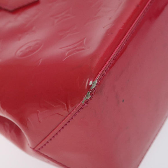 LOUIS VUITTON Monogram Vernis Wilshire PM Hand Bag Rose Pop M93643 Auth 129819