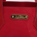 LOUIS VUITTON Monogram Vernis Wilshire PM Hand Bag Rose Pop M93643 Auth 129819-17