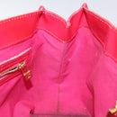 LOUIS VUITTON Monogram Vernis Wilshire PM Hand Bag Rose Pop M93643 Auth 129819-19