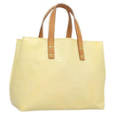 LOUIS VUITTON Monogram Vernis Reade PM Hand Bag Perle M91336 LV Auth 129822-1