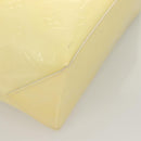 LOUIS VUITTON Monogram Vernis Reade PM Hand Bag Perle M91336 LV Auth 129822-15