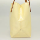 LOUIS VUITTON Monogram Vernis Reade PM Hand Bag Perle M91336 LV Auth 129822-3