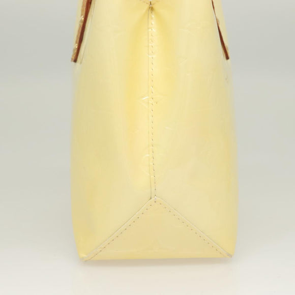 LOUIS VUITTON Monogram Vernis Reade PM Hand Bag Perle M91336 LV Auth 129822