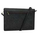 LOUIS VUITTON Epi Angian Shoulder Bag 2way Black M52112 LV Auth 129831-1