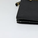 LOUIS VUITTON Epi Angian Shoulder Bag 2way Black M52112 LV Auth 129831-10