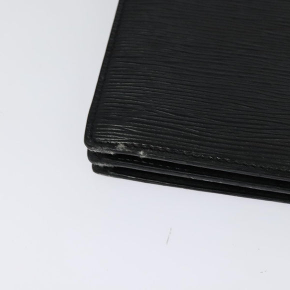 LOUIS VUITTON Epi Angian Shoulder Bag 2way Black M52112 LV Auth 129831