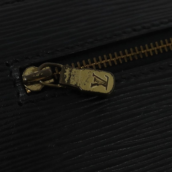 LOUIS VUITTON Epi Angian Shoulder Bag 2way Black M52112 LV Auth 129831