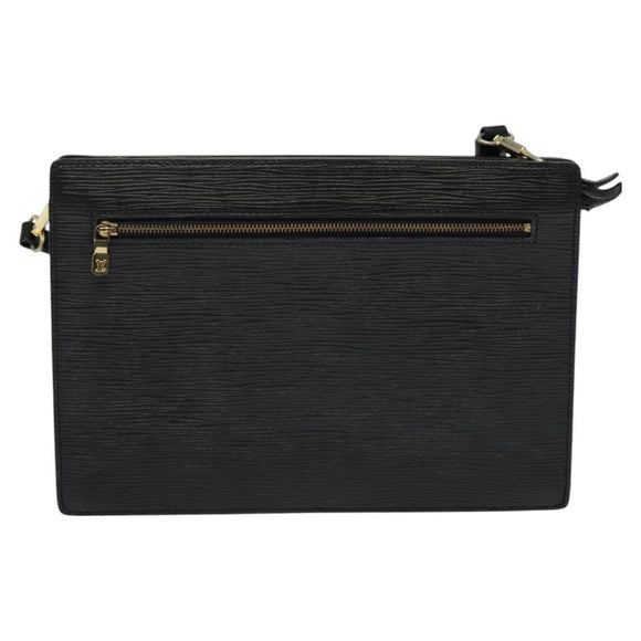 LOUIS VUITTON Epi Angian Shoulder Bag 2way Black M52112 LV Auth 129831