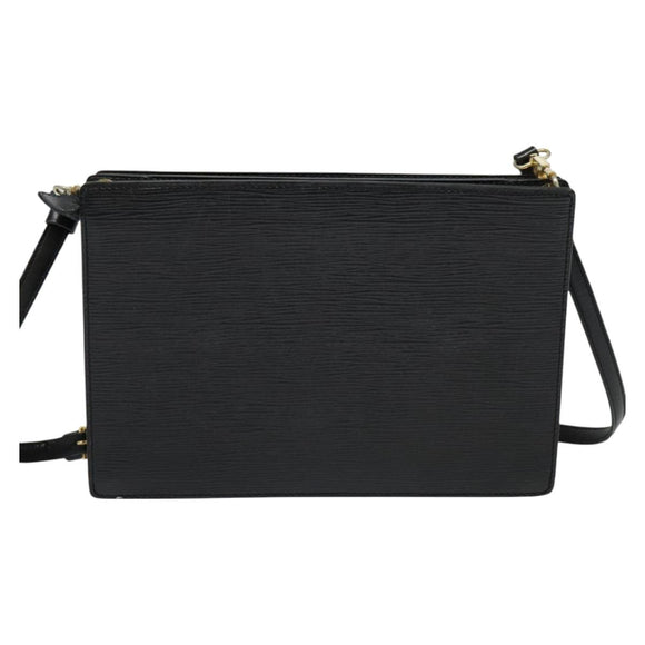 LOUIS VUITTON Epi Angian Shoulder Bag 2way Black M52112 LV Auth 129831