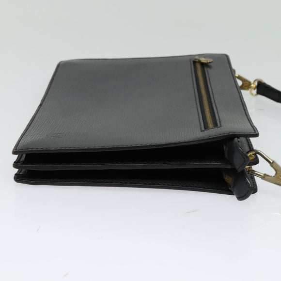 LOUIS VUITTON Epi Angian Shoulder Bag 2way Black M52112 LV Auth 129831