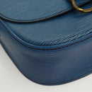 LOUIS VUITTON Epi Saint Cloud PM Shoulder Bag Blue M52195 LV Auth 129833-14