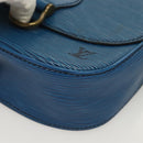 LOUIS VUITTON Epi Saint Cloud PM Shoulder Bag Blue M52195 LV Auth 129833-15