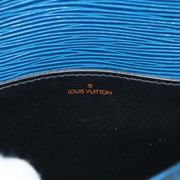 LOUIS VUITTON Epi Saint Cloud PM Shoulder Bag Blue M52195 LV Auth 129833