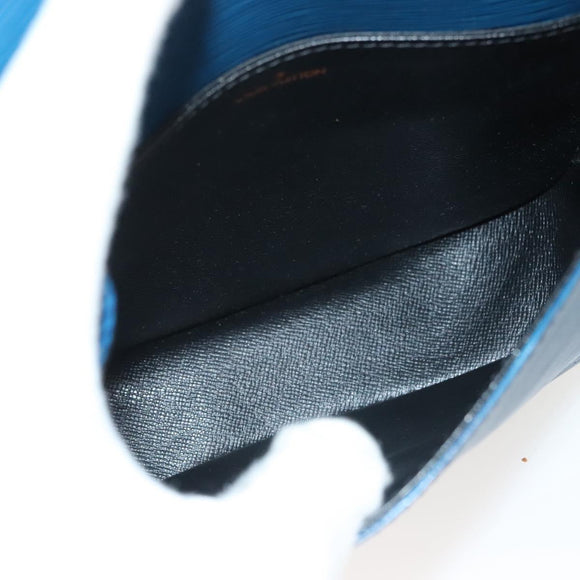 LOUIS VUITTON Epi Saint Cloud PM Shoulder Bag Blue M52195 LV Auth 129833