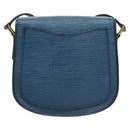 LOUIS VUITTON Epi Saint Cloud PM Shoulder Bag Blue M52195 LV Auth 129833-2