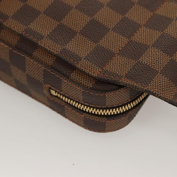 LOUIS VUITTON Damier Ebene Geronimos Shoulder Bag N51994 LV Auth 129837